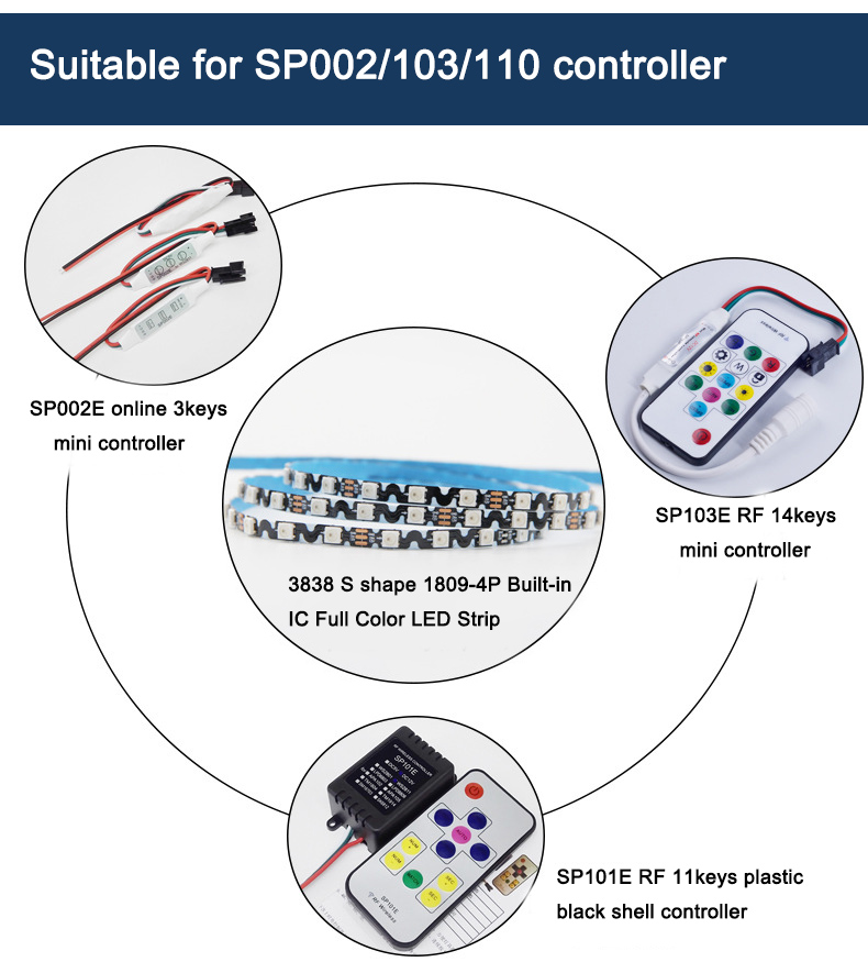 1809 led strip controller